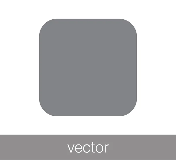 Stop icono clave — Vector de stock