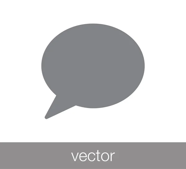 Icono del chat. Icono de comentario . — Vector de stock