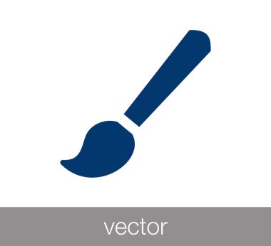 Düz fırça simgesini