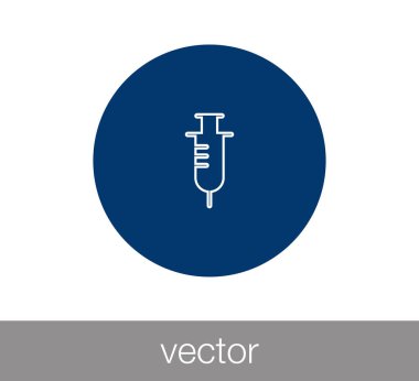tıbbi şırınga simgesi