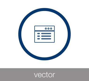 Pencere veya programlama simgesi