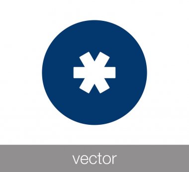 Yıldız anahtar simgesi.