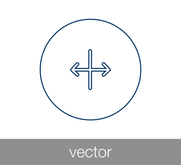 Web-Symbol scrollen. — Stockvektor