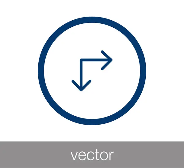 Přesuňte ikonu symbolu. — Stockový vektor