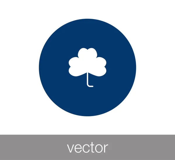 Hoja web icono . — Vector de stock