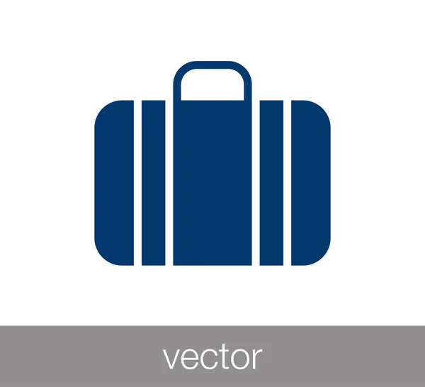 Baggage flat icon. — Stock Vector