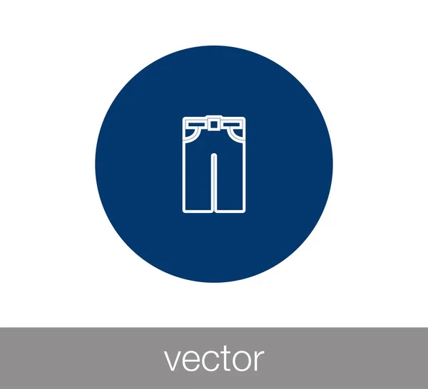 Pantalones icono simple — Vector de stock