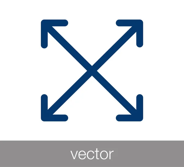 Mover icono de símbolo . — Vector de stock