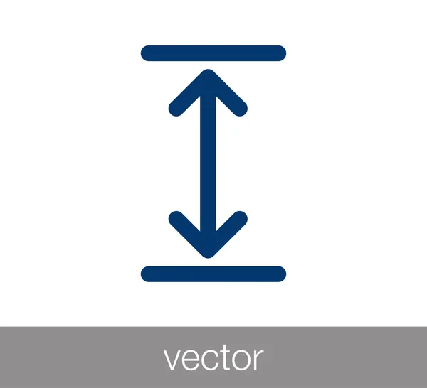 Ícone de ferramenta de escala — Vetor de Stock