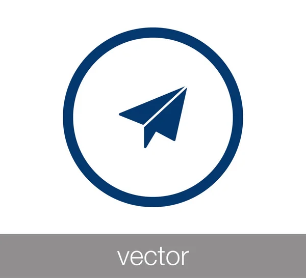 Enviar ícone de e-mail — Vetor de Stock