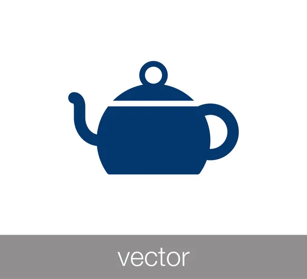 Design tea cup ikon — Stock Vector