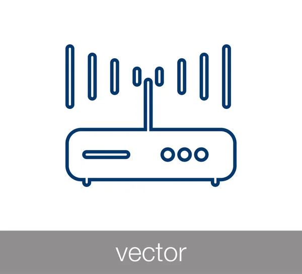 Icône routeur Wi-Fi — Image vectorielle