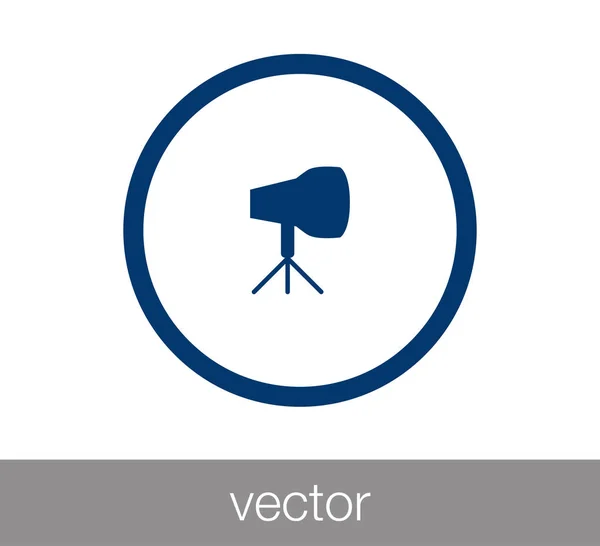 Icono de luz de flash — Vector de stock