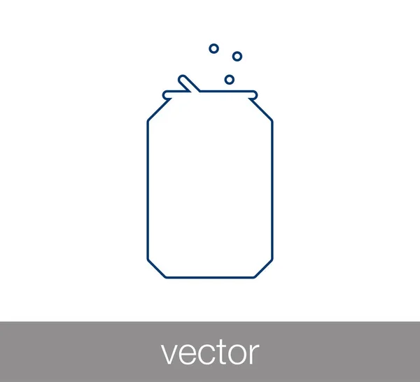 Дизайн иконы соды — стоковый вектор