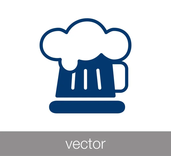 Diseño del icono de la cerveza — Archivo Imágenes Vectoriales