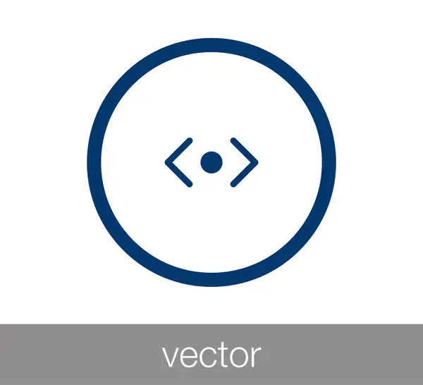 Desplazarse icono web . — Vector de stock