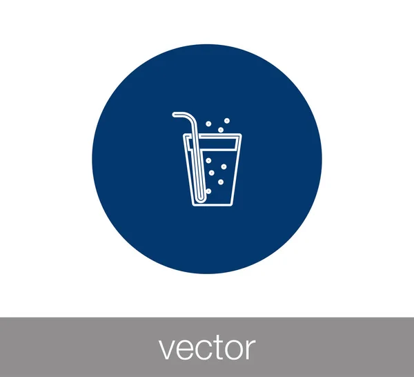 Diseño del icono de soda — Vector de stock