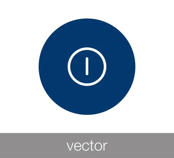Power szimbólum ikon. — Stock Vector