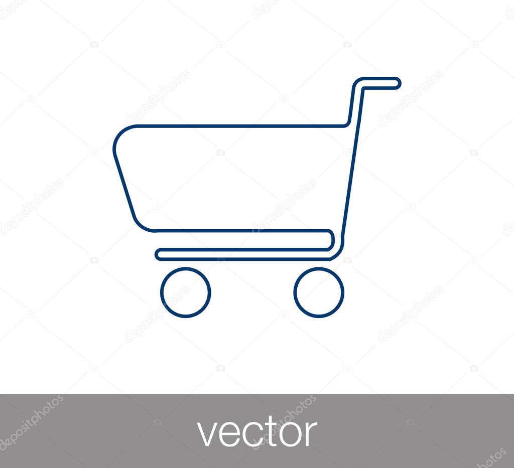 Shopping cart icon