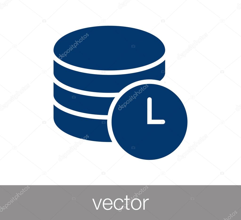 Server icon. data center icon. 