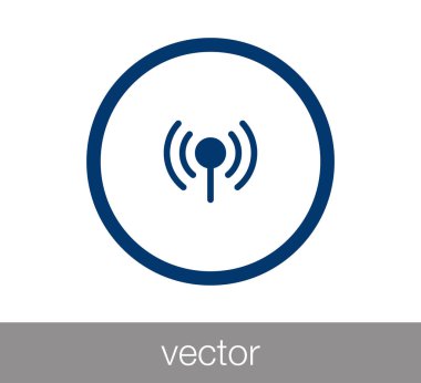 WiFi simgesi. Kablosuz simgesi.