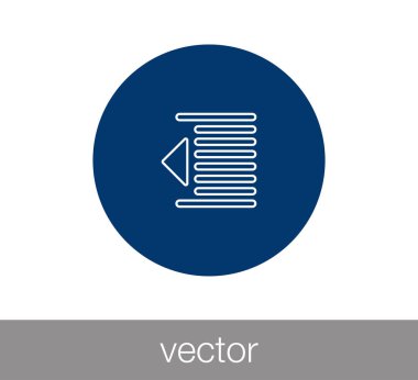 Girinti simgesi azaltmak