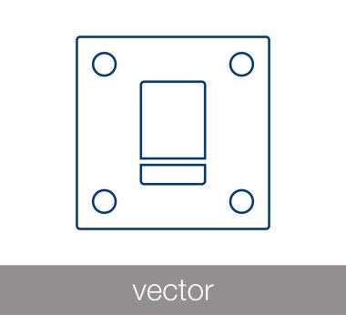 Anahtar düğme simgesi.