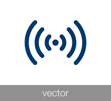 WiFi simgesi. Kablosuz simgesi.