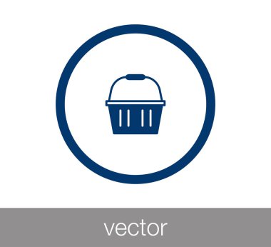 Alışveriş sepeti simgesi.