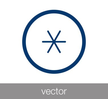 Yıldız anahtar simgesi.