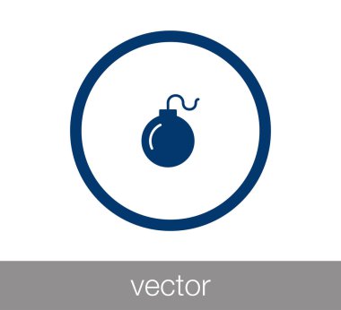 yuvarlak bomba simgesi