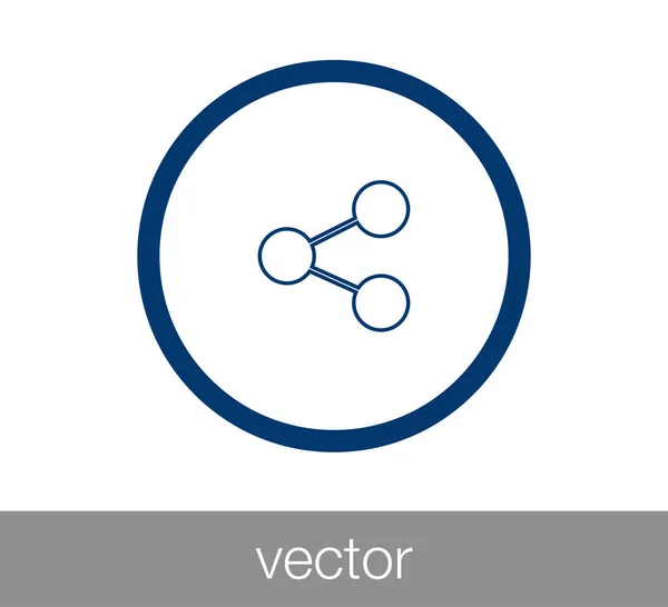 Symbol des sozialen Netzwerks. — Stockvektor