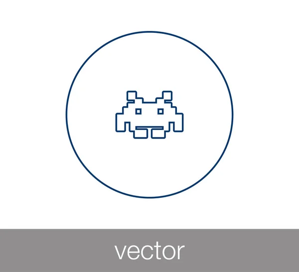 Ilustração do ícone de Pacman . — Vetor de Stock