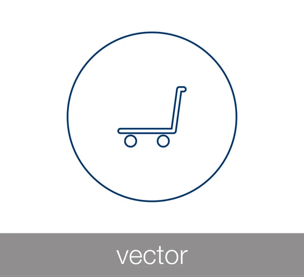 Icono del carrito de compras — Vector de stock