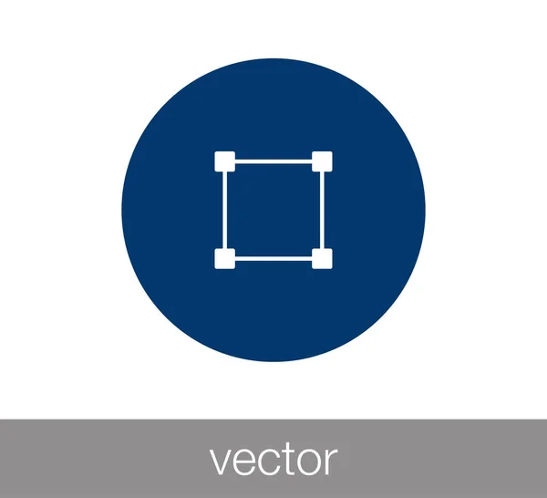 Illustrazione icona di design — Vettoriale Stock
