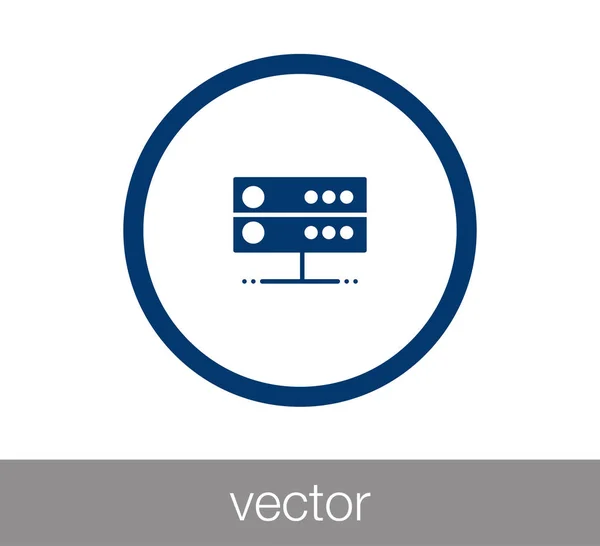 Icono del centro de datos — Vector de stock