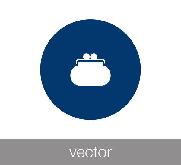 Wallet icon  illustration — Stock Vector