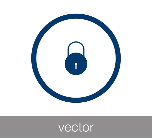 Lock web icon. — Stock Vector