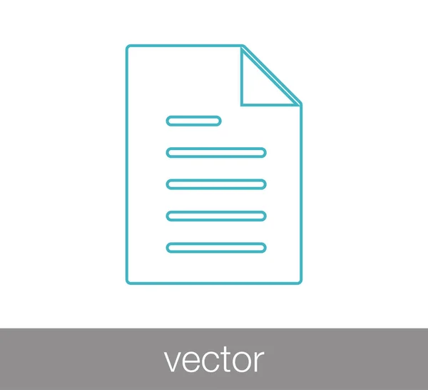 Conception de l'icône Fichier — Image vectorielle