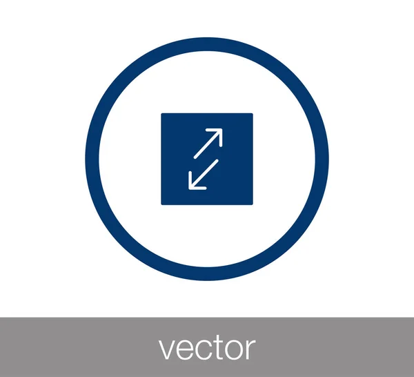 Átvitele ikon két oldalán nyilak — Stock Vector