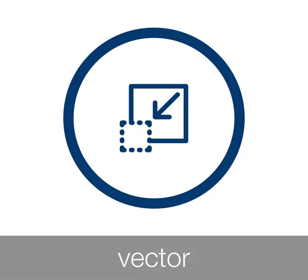 Ícone de ferramenta de escala — Vetor de Stock