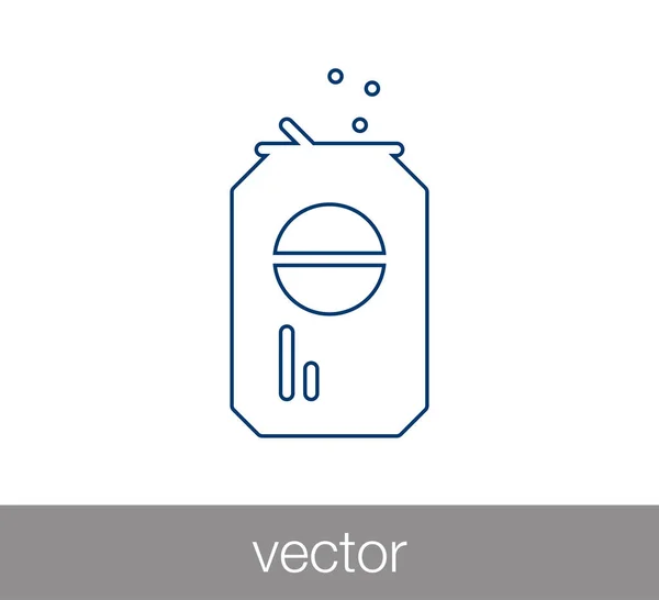 Design de ícone de refrigerante — Vetor de Stock