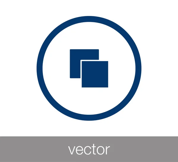 Platte pictogram verplaatsen — Stockvector