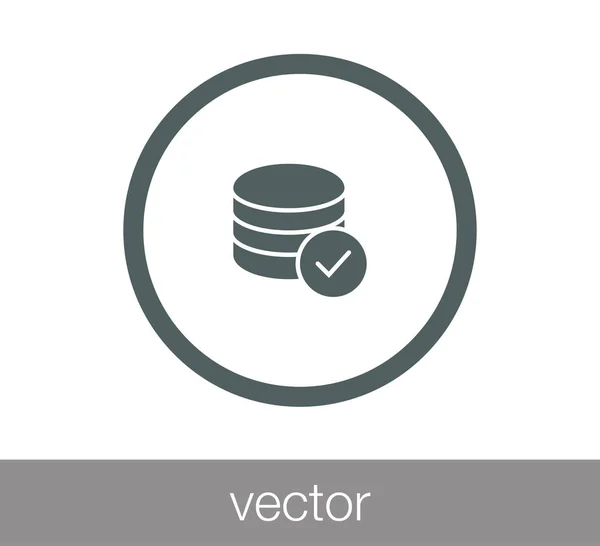 Server-Symbol. Rechenzentrumssymbol. — Stockvektor