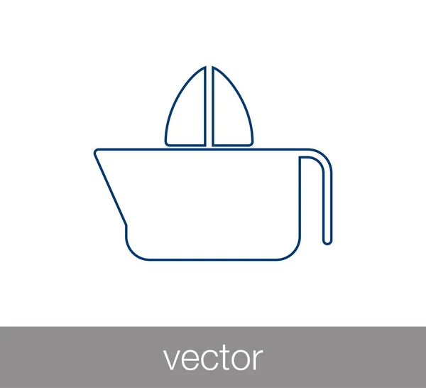 Diseño del icono del fabricante de jugo — Vector de stock