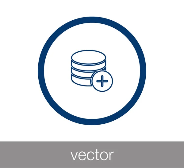 Server icon. data center icon. — Stock Vector