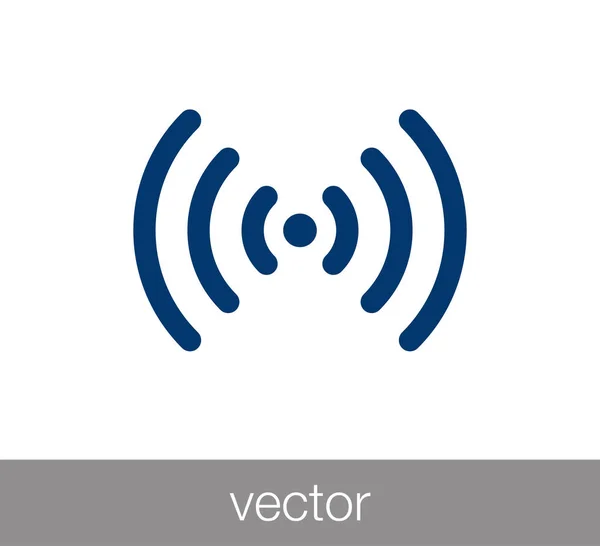 Wifi-Symbol. Funksymbol. — Stockvektor