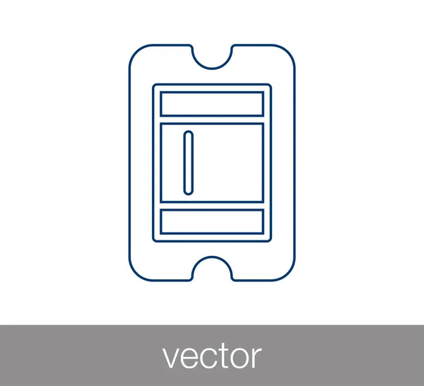 Illustration zum Ticketsymbol — Stockvektor