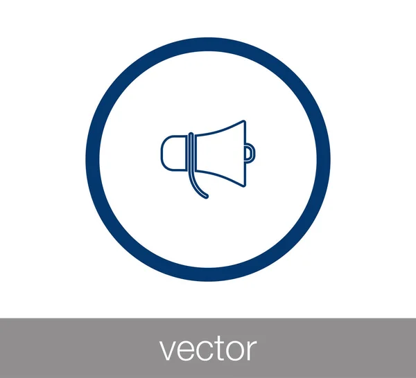 Web-Ikone für Lautsprecher. — Stockvektor
