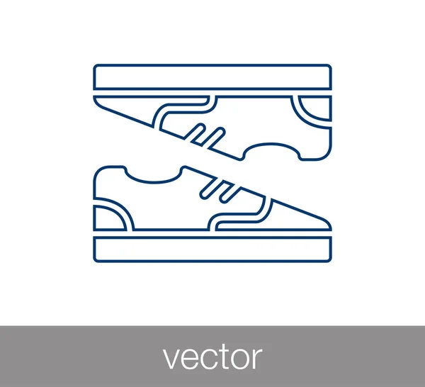 Paar schoenen pictogram — Stockvector